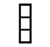 2N IP Verso - Frame for surface installation, 3 modules - black