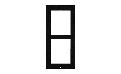 2N IP Verso - Frame for surface  installation, 2 modules -  black